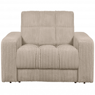 SECOND DATE SESSEL GERIPPTER STOFF TRAVERTIN 379003-RR