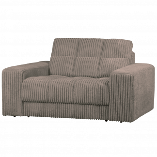 SECOND DATE LOVESEAT GERIPPTER STOFF MUD 379006-RM