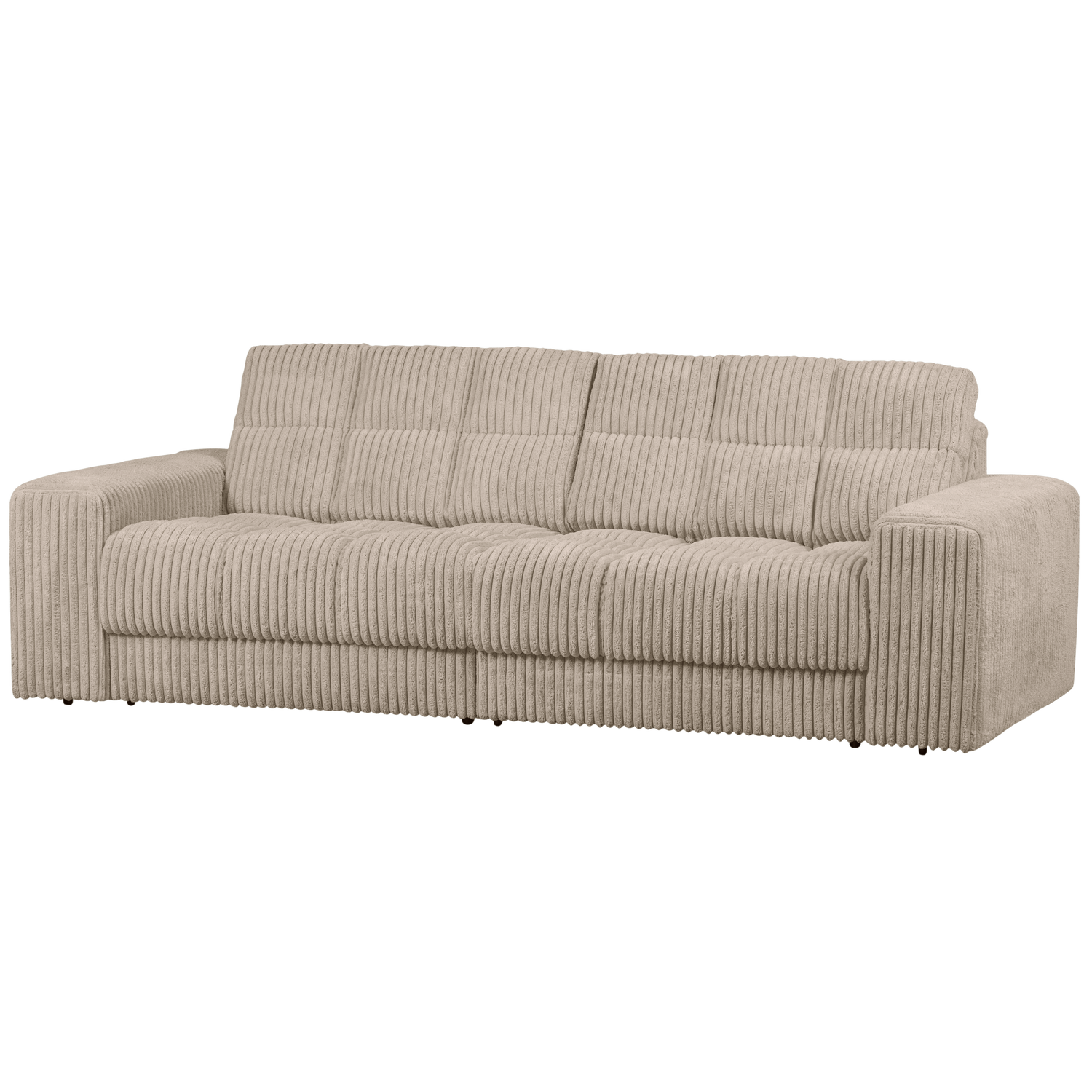 SECOND DATE 2-SITZER GERIPPTER STOFF TRAVERTIN 379009-RR