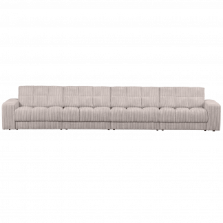 SECOND DATE 4-SITZER GERIPPTER STOFF NATUR 379011-RN
