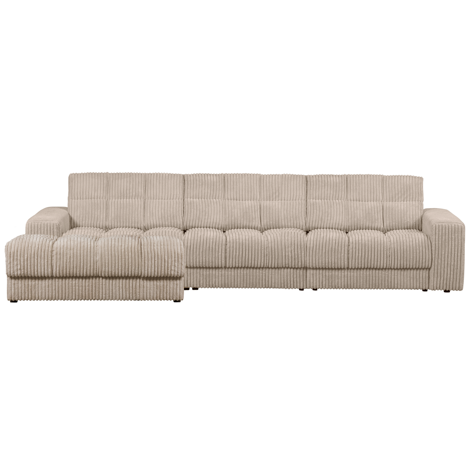 SECOND DATE CHAISE LONGUE LINKS GERIPPTER STOFF TRAVERTIN 379012-RR