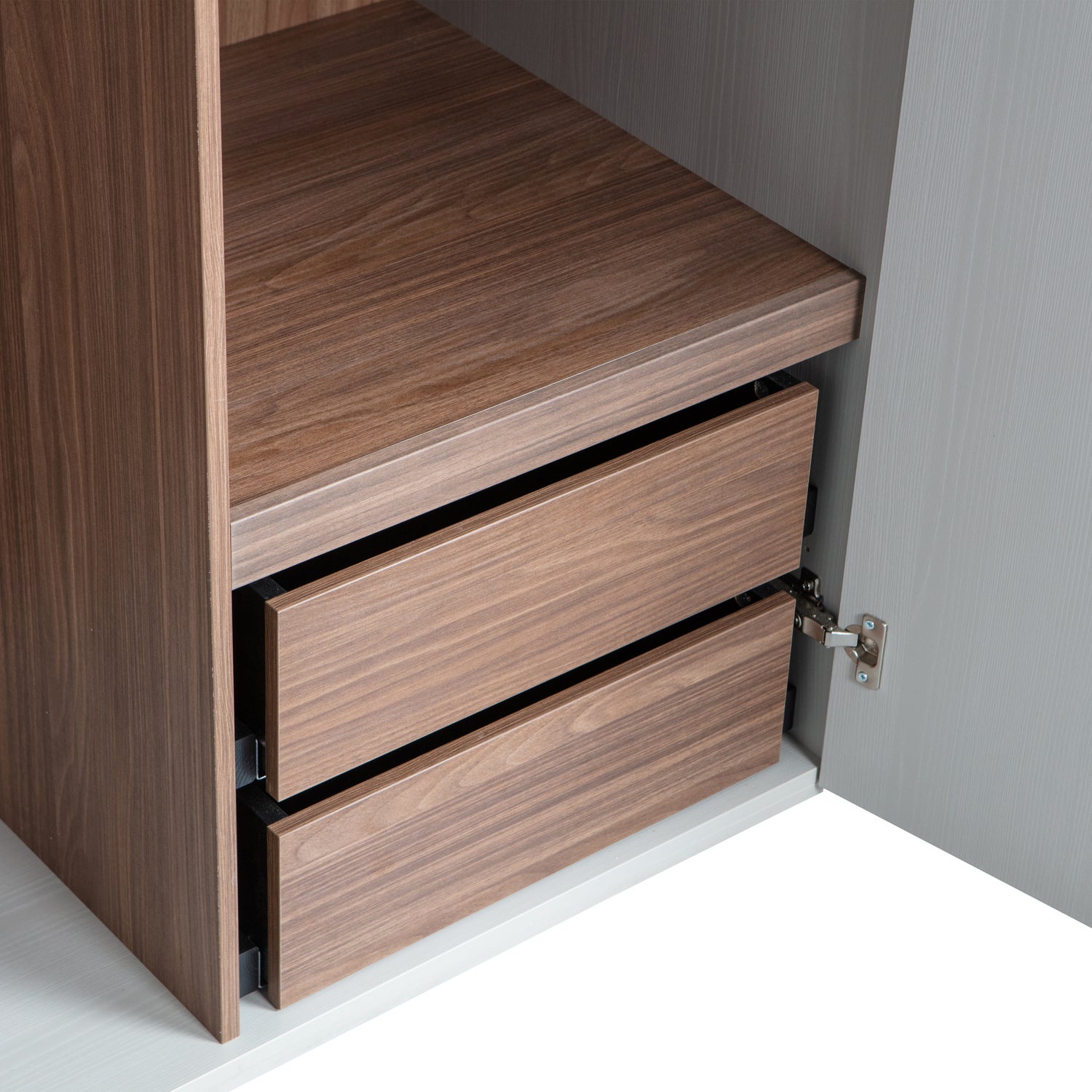 RENS 2-TURIG SCHRANK LANGES GRIFF WALNUSSE PEBBLE GREY [fsc] 379570-G – Bild 7