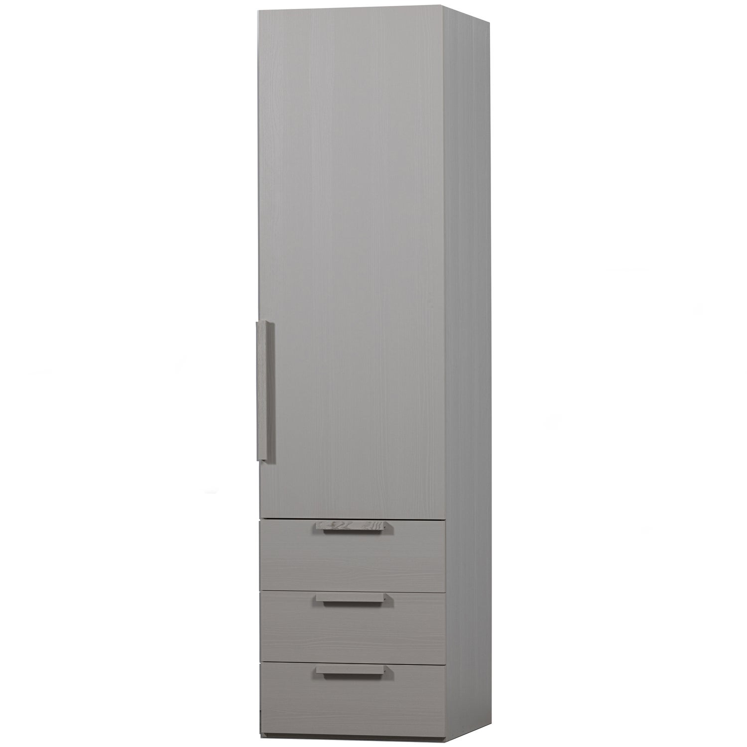 RENS 1-TURIG SCHRANK LANGES GRIFF WALNUSSE PEBBLE GREY [fsc] 379571-G