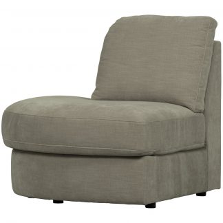 FAMILY 1-SITZER ELEMENT RUNDE ECKE LINKS WARM GREY 400455-W