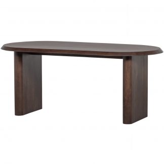 ELLIPS ESSTISCH MANGO HOLZ WALNUSS 90x180CM 400482-W
