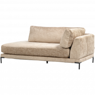 COUPLE LOUNGE ELEMENT RECHTS NATUR MELANGE 400485-NM