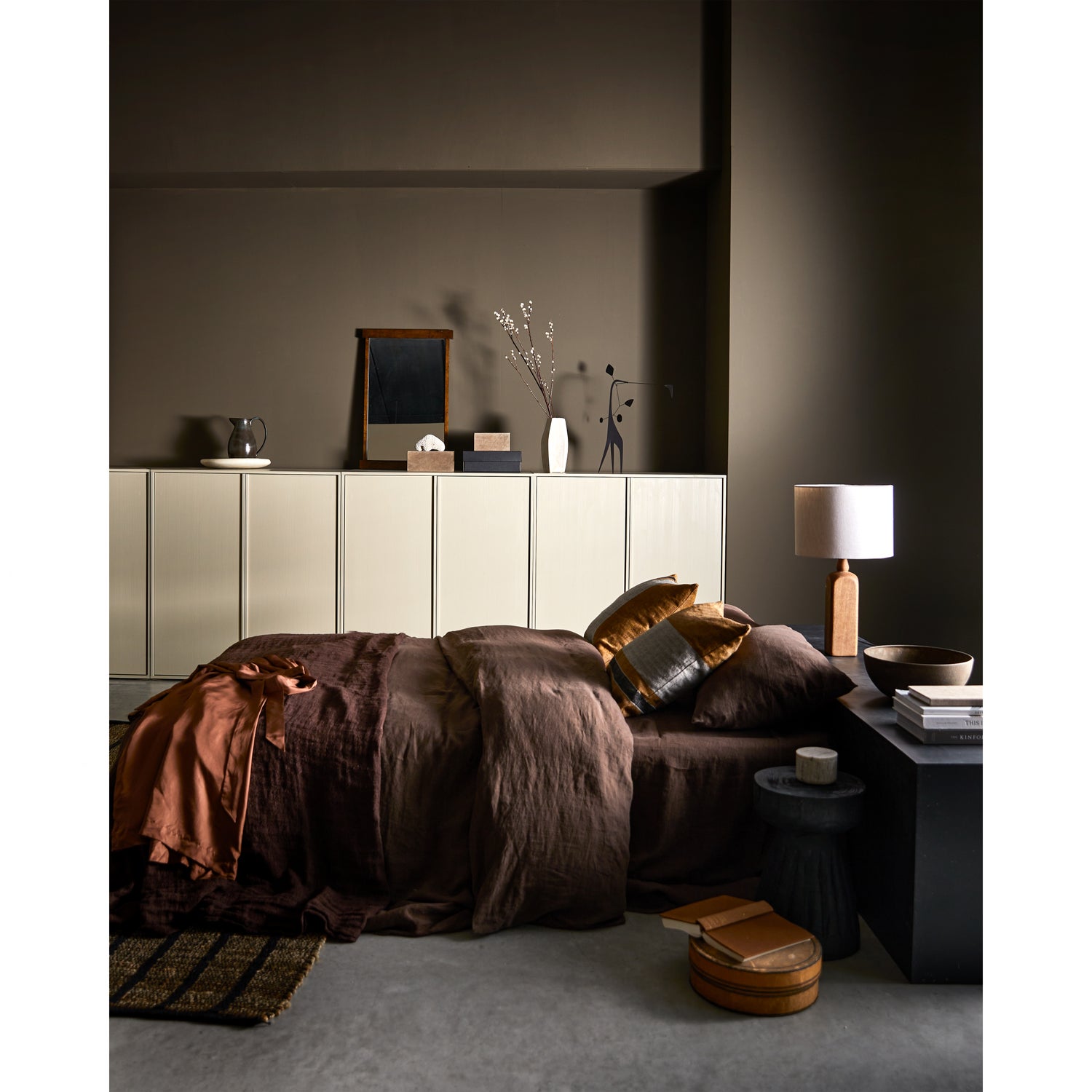 DAILY EINZELNER SCHRANK 110x50CM KIEFER DAKARGRAU [fsc] 400492-M – Bild 3