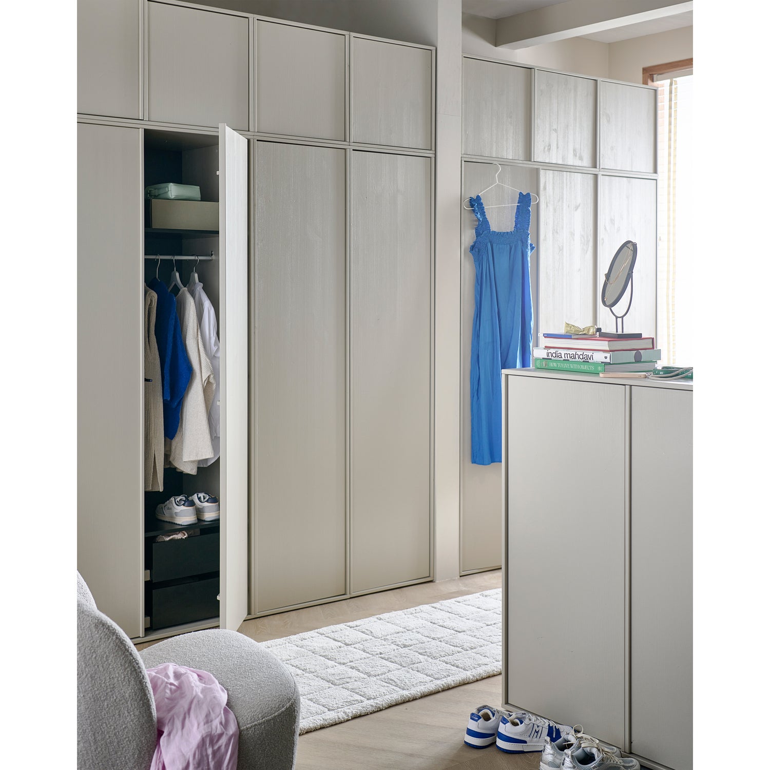 DAILY EINZELNER SCHRANK 50x50CM KIEFER DAKARGRAU [fsc] 400491-M – Bild 3