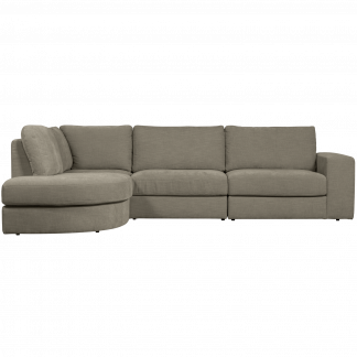 FAMILY ECKBANK RUNDUNG LINKS WARM GRAU 400509-W