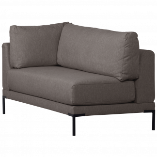 COUPLE ESSBANK ECKELEMENT RECHTS GRAU 400526-G