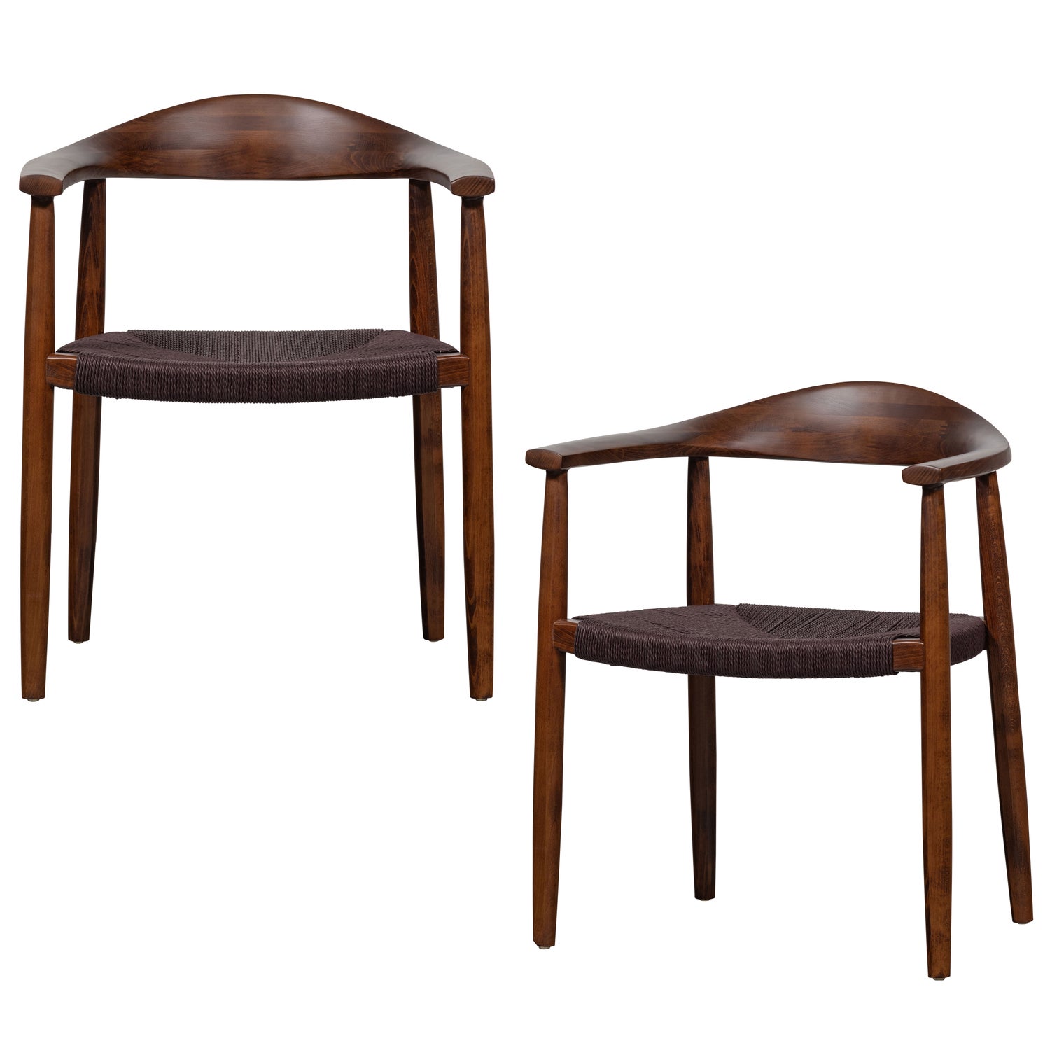 EMBRACE ESSZIMMERSTUHL GEFLECHTSITZ BEECHENHOLZ DUNKELBRAUN 400534-D – Bild 2