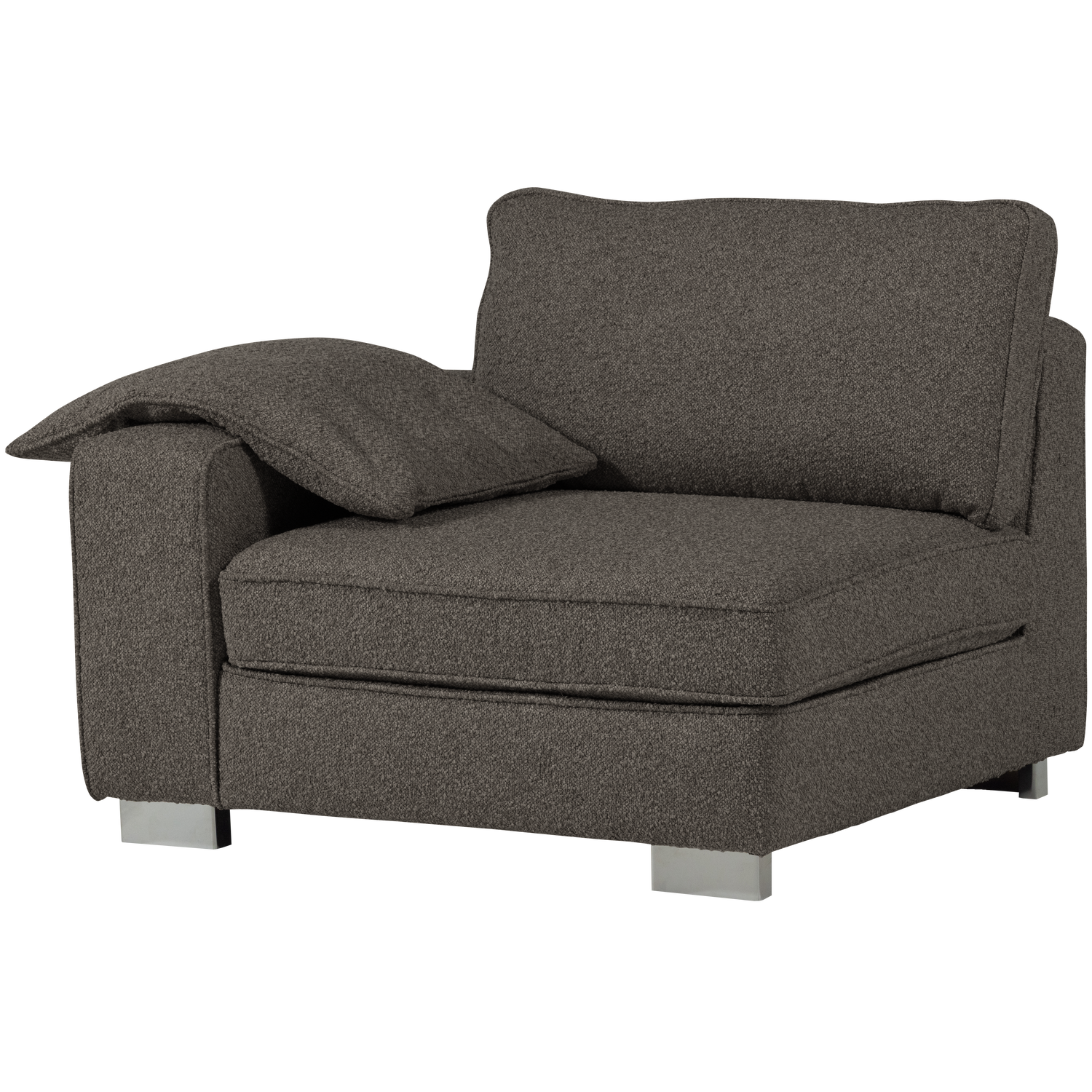 LAZY 1-SITZER ELEMENT ARM LINKEN BOUCLE ANTHRAZIT 400539-A