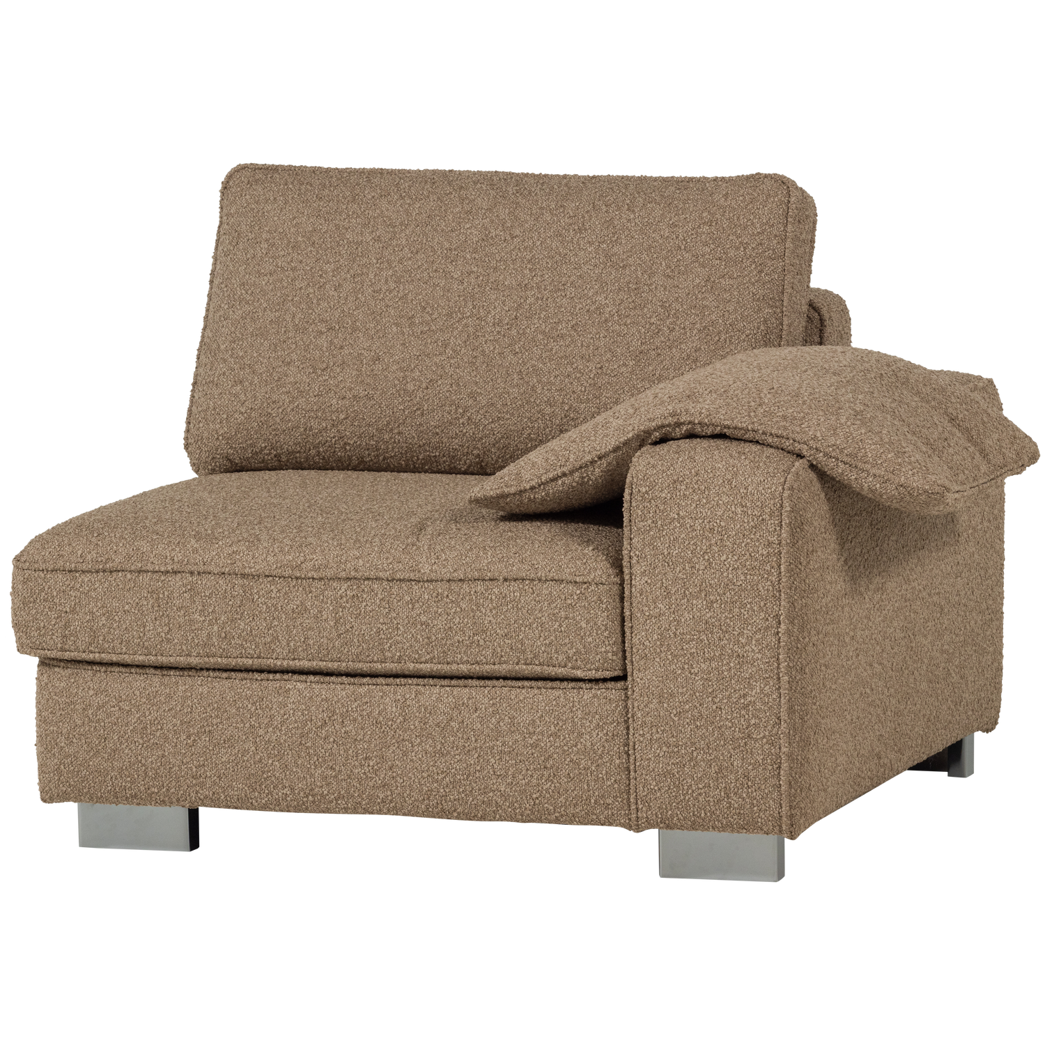 LAZY 1-SITZER ELEMENT ARM RECHTS BOUCLE BRAUN 400540-B