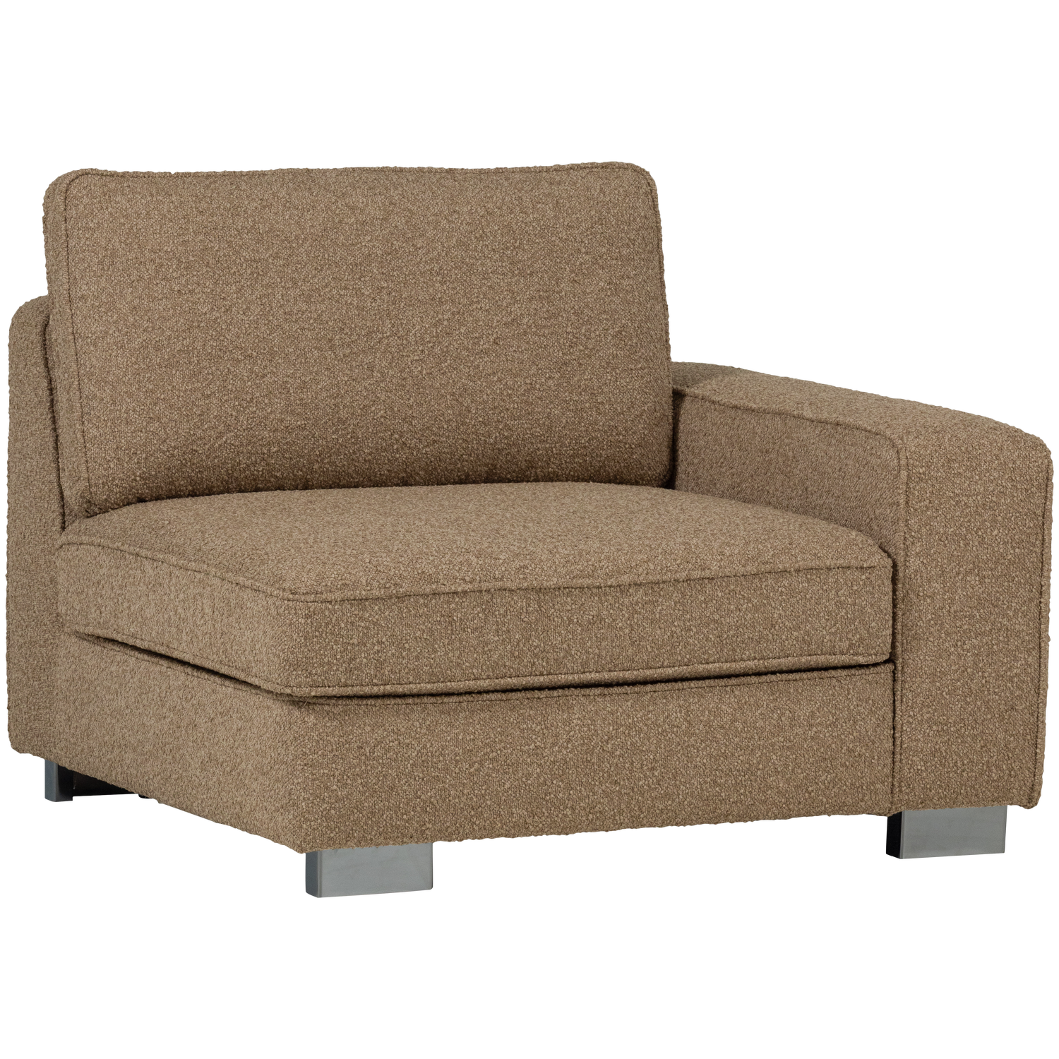LAZY 1-SITZER ELEMENT ARM RECHTS BOUCLE BRAUN 400540-B – Bild 3