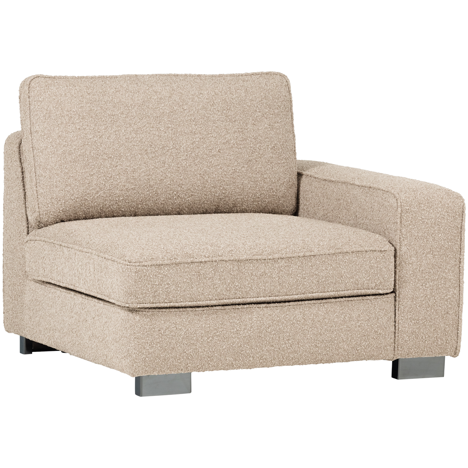 LAZY 1-SITZER ELEMENT ARM RECHTS BOUCLE NATUR 400540-N – Bild 4