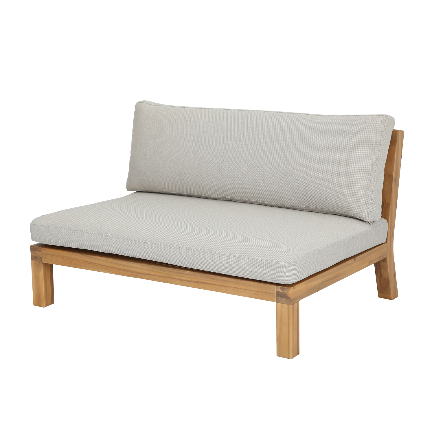 RELAX GARTEN LOUNGE SESSEL ACACIA HOLZ NATUR SAND [fsc] 400551-N