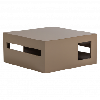MODERN COUCHTISCH MDF HOLZ GLANZ SAND 400555-Z