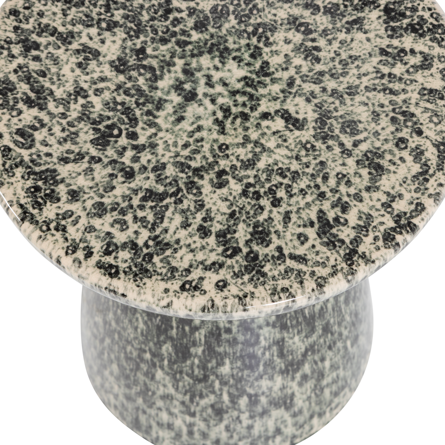FLECK BEISTELLTISCH 43XO35 CM KERAMIK DUNKELGRAU MELANGE 400556-DM – Bild 2