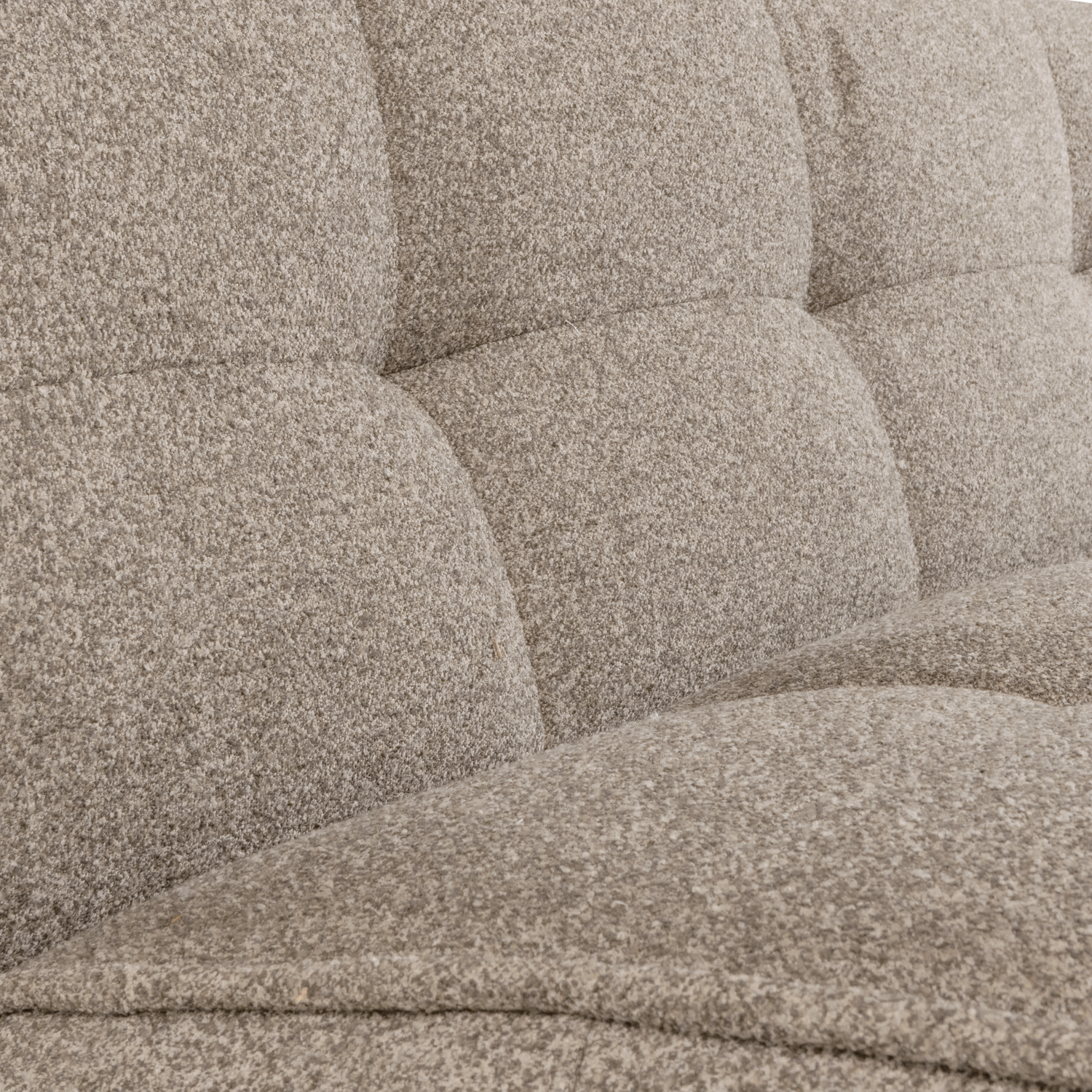 CLUSTER 3-SITZER SOFA BOUCLE KHAKI BRAUN 400557-KB – Bild 4
