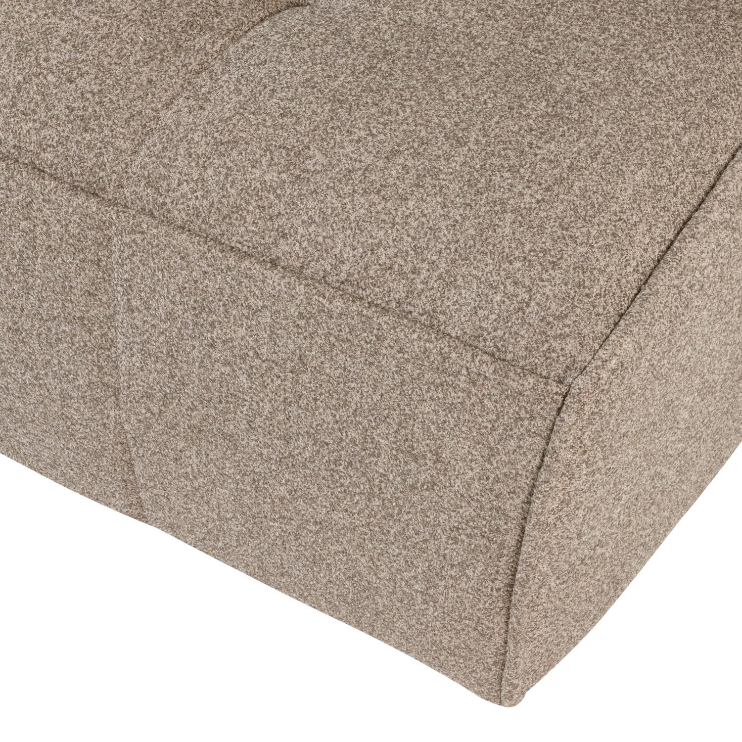 CLUSTER 3-SITZER SOFA BOUCLE KHAKI BRAUN 400557-KB – Bild 5
