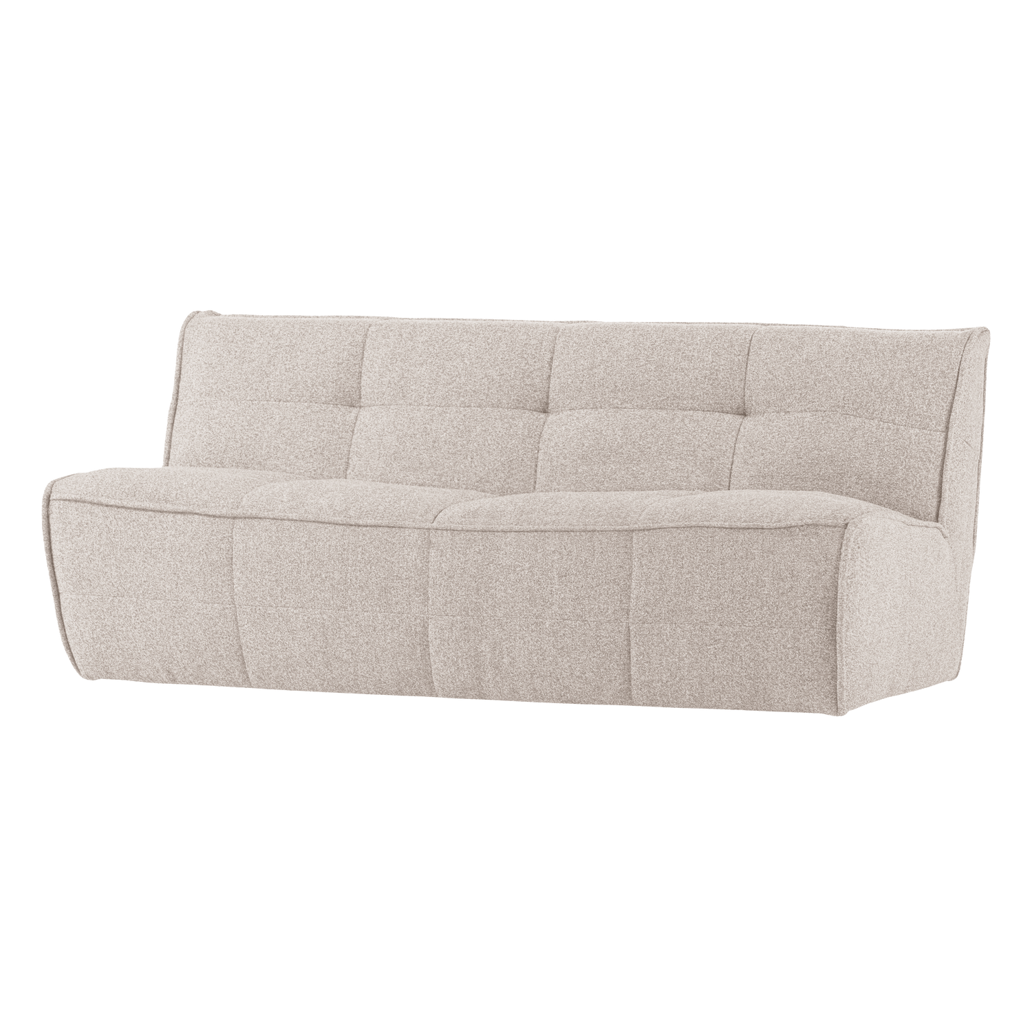 CLUSTER 3-SITZER SOFA BOUCLE SAND BEIGE 400557-SB