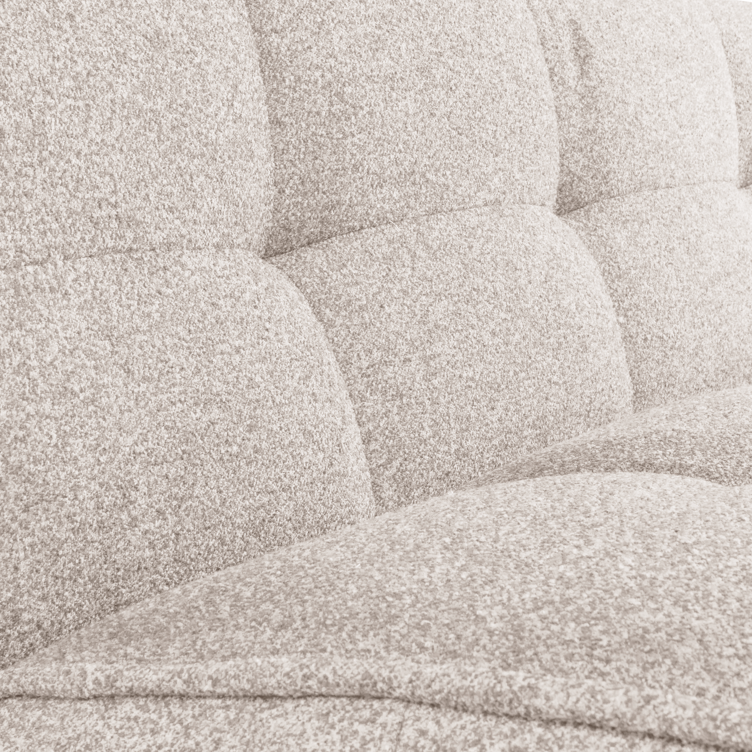 CLUSTER 3-SITZER SOFA BOUCLE SAND BEIGE 400557-SB – Bild 4