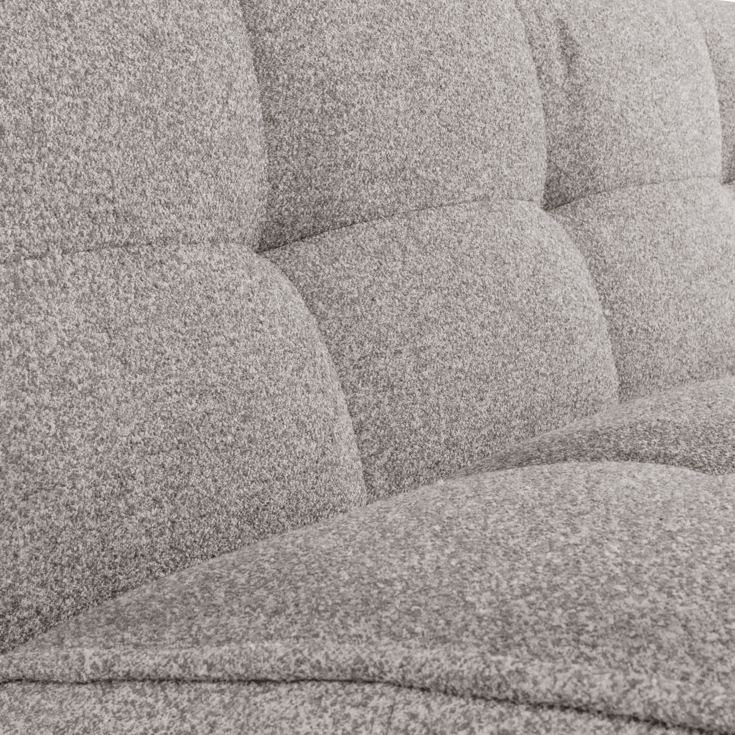 CLUSTER 3-SITZER SOFA BOUCLE WARMES GRAU 400557-WG – Bild 4