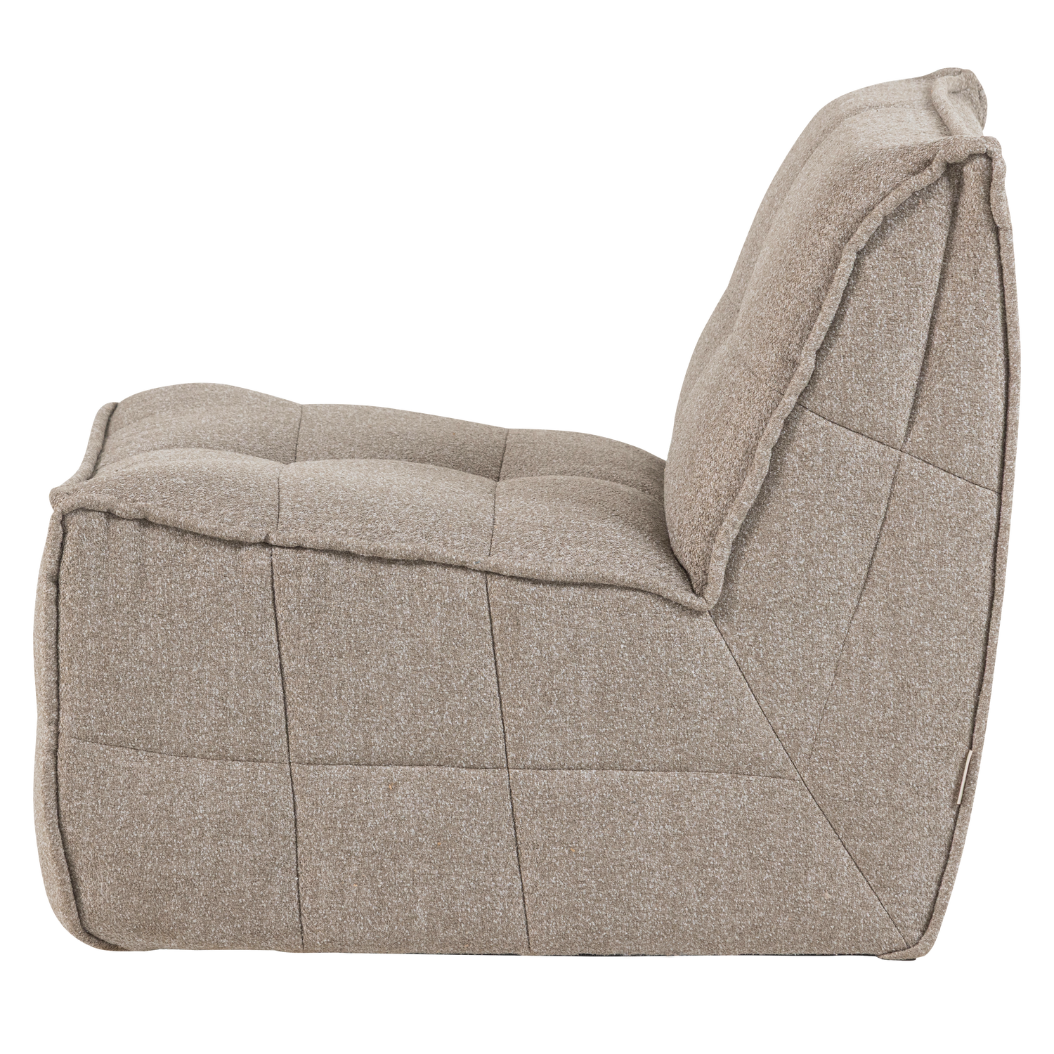 CLUSTER 1-SITZER ELEMENT BOUCLE KHAKI BRAUN 400558-KB – Bild 3