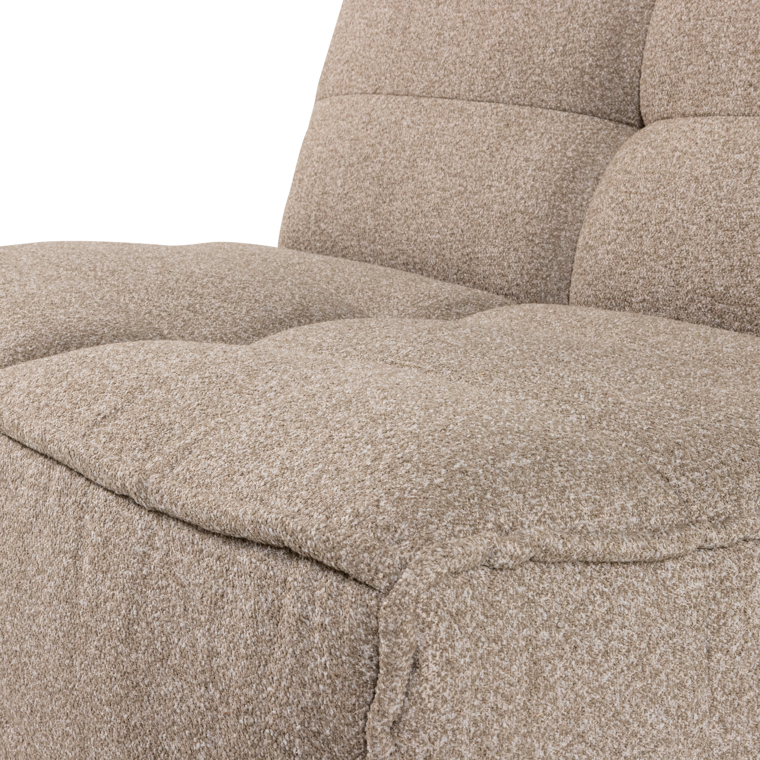 CLUSTER 1-SITZER ELEMENT BOUCLE KHAKI BRAUN 400558-KB – Bild 5