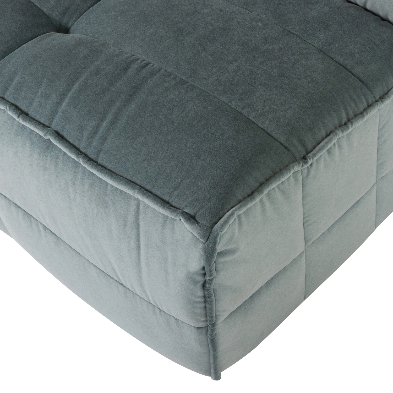 CLUSTER 1-SITZER ELEMENT SAMT TURQUOISE BLAU 400558-TB – Bild 6