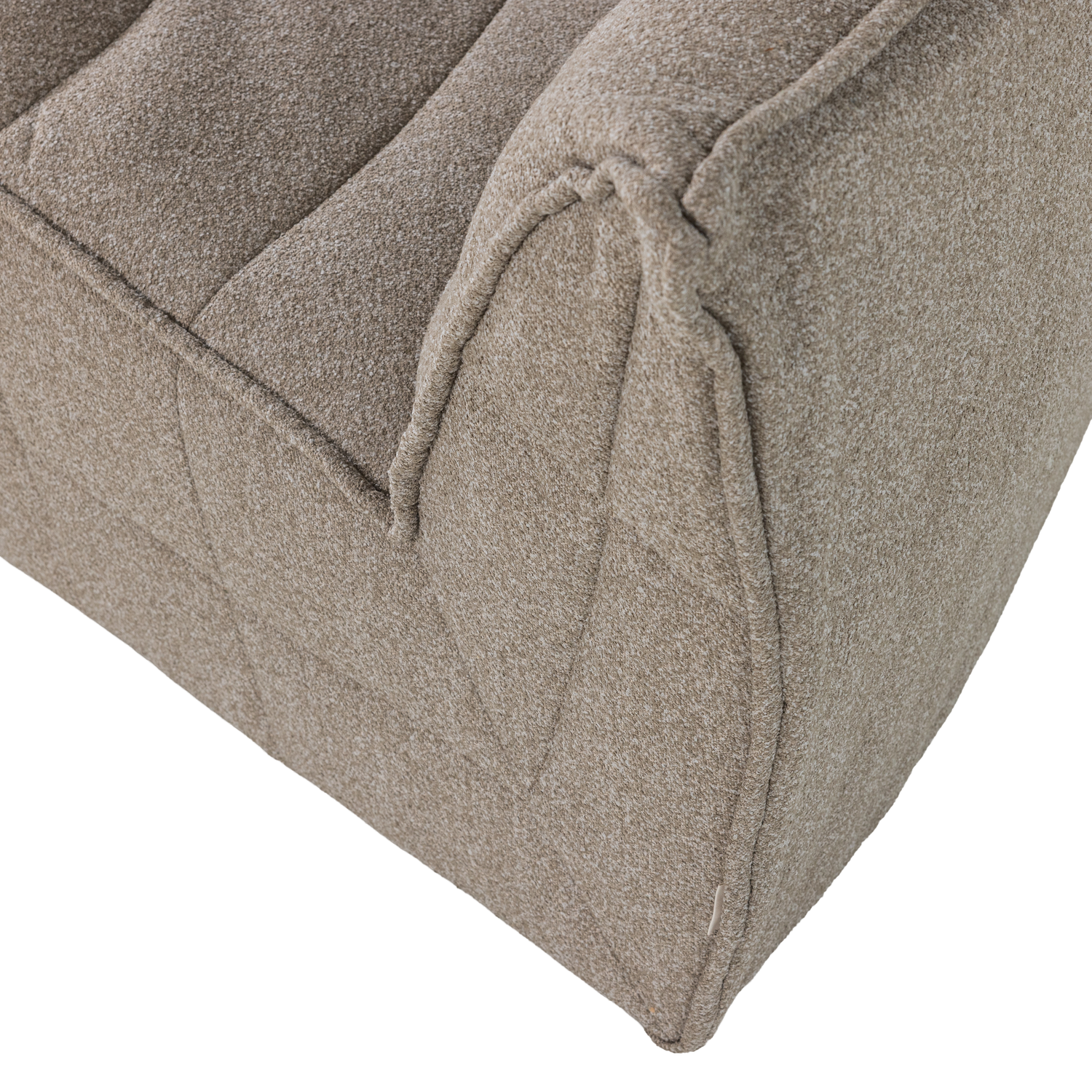 CLUSTER ECKELEMENT BOUCLE KHAKI BRAUN 400559-KB – Bild 5