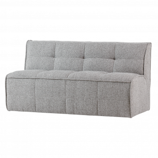 CLUSTER ESSBANK MIT RUCKENLEHN BOUCLE WARMES GRAU 400561-WG