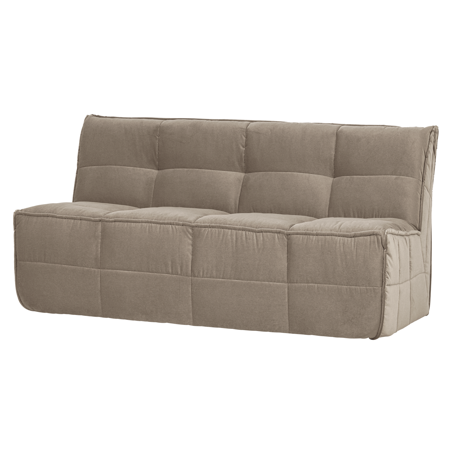 CLUSTER ESSBANK MIT RUCKENLEHN SAMT WARMES TAUPE 400561-WT