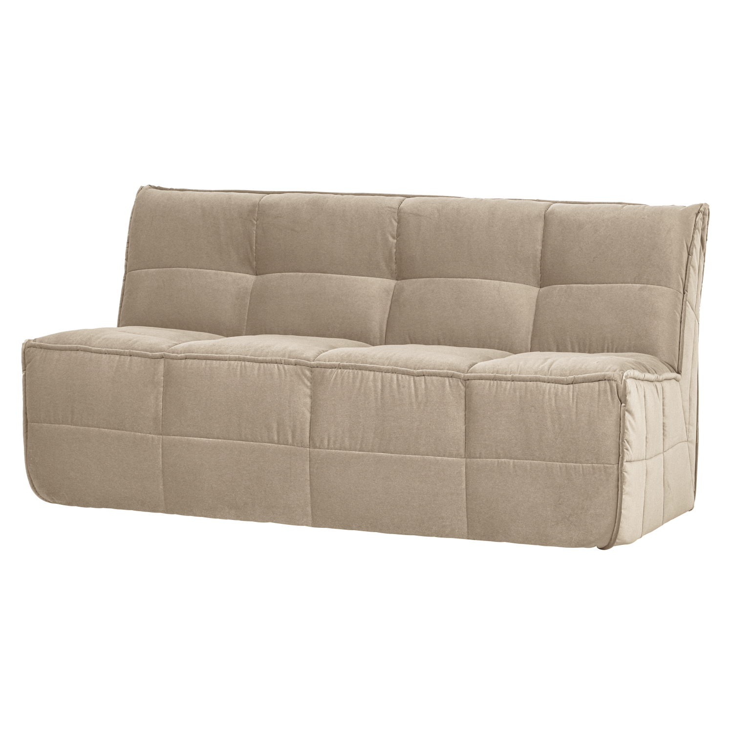 CLUSTER ESSBANK MIT RUCKENLEHN SAMT SOFT BEIGE 400561-ZB