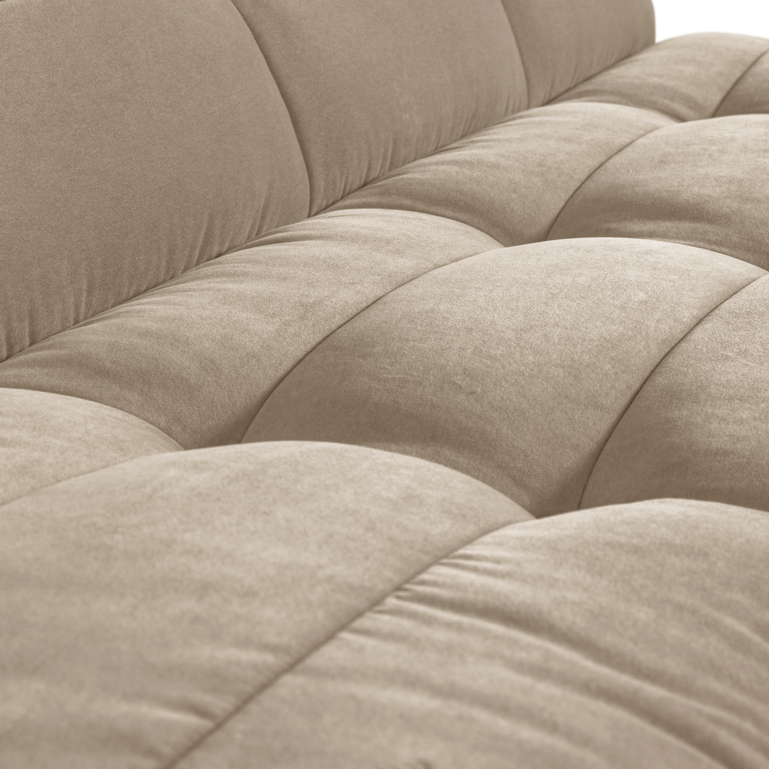 CLUSTER ESSBANK MIT RUCKENLEHN SAMT SOFT BEIGE 400561-ZB – Bild 4
