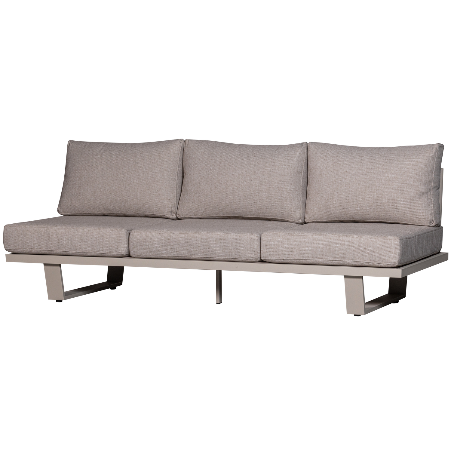 BEAR GARTEN 3-SITZER SOFA ALUMINIUM SAND 500006-Z