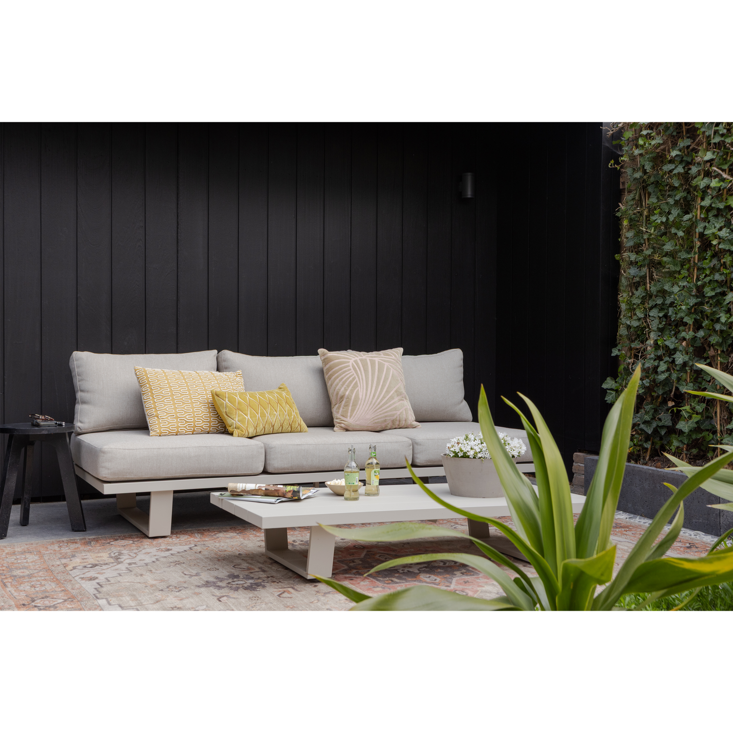 BEAR GARTEN 3-SITZER SOFA ALUMINIUM SAND 500006-Z – Bild 2