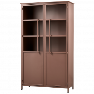 EXHIBIT VITRINE SCHRANK METALL TAN 800012-T