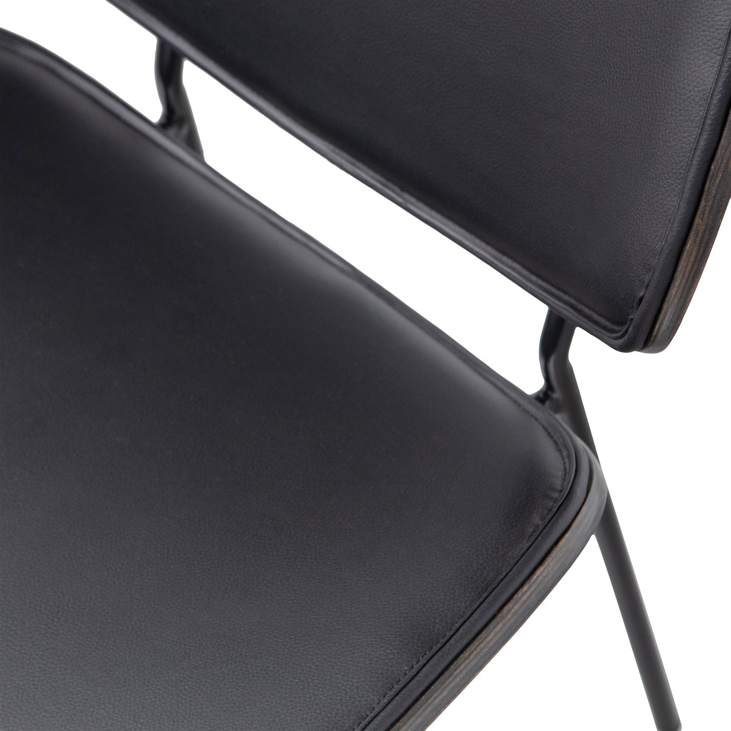 CLOSE IN ESSZIMMERSTUHL KUNSTLEDER SPERRHOLZ SCHWARZ 800207-Z – Bild 9