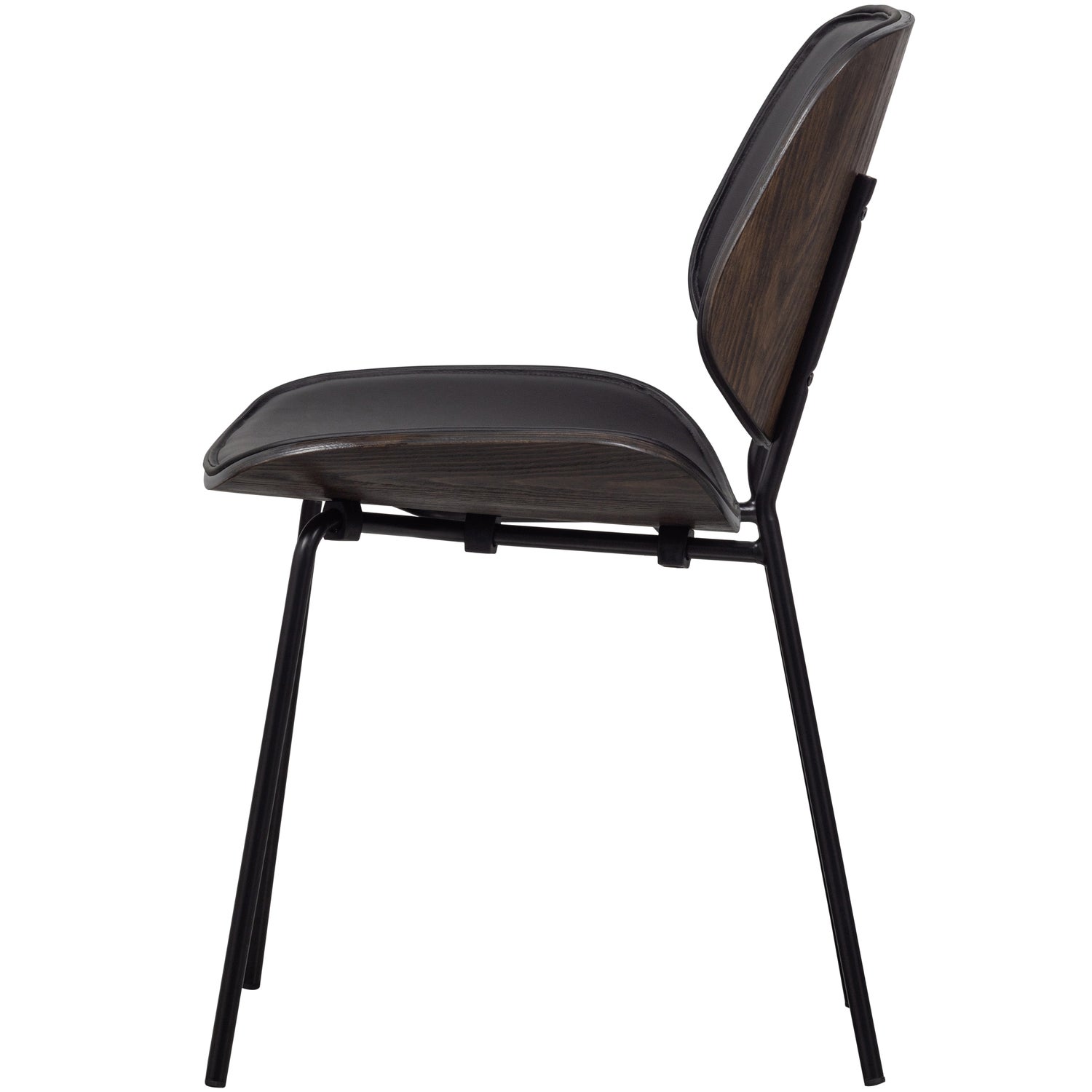CLOSE IN ESSZIMMERSTUHL KUNSTLEDER SPERRHOLZ SCHWARZ 800207-Z – Bild 6