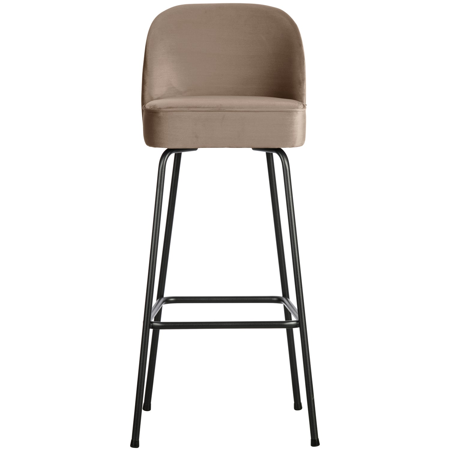 VOGUE BARHOCKER 80CM SAMT KHAKI 800293-K