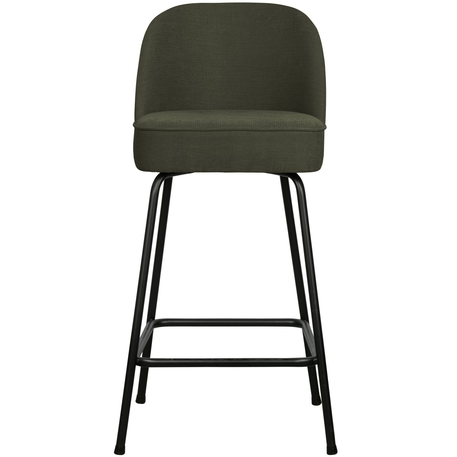 VOGUE BARHOCKER 65CM GEWEBTES STOFF WARMES GRUN 800294-W