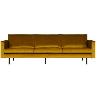 RODEO SOFA 3-SITZER VELVET OKERGELB 800543-132