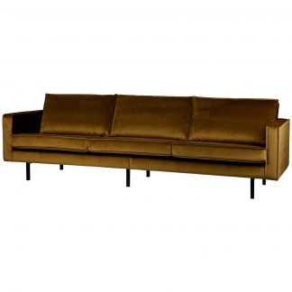 RODEO SOFA 3-SITZER VELVET HONIGGELB 800543-14