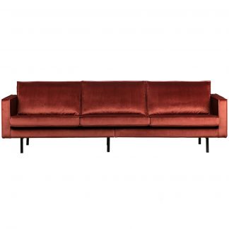 RODEO SOFA 3-SITZER VELVET KASTANIE BRAUN 800543-205