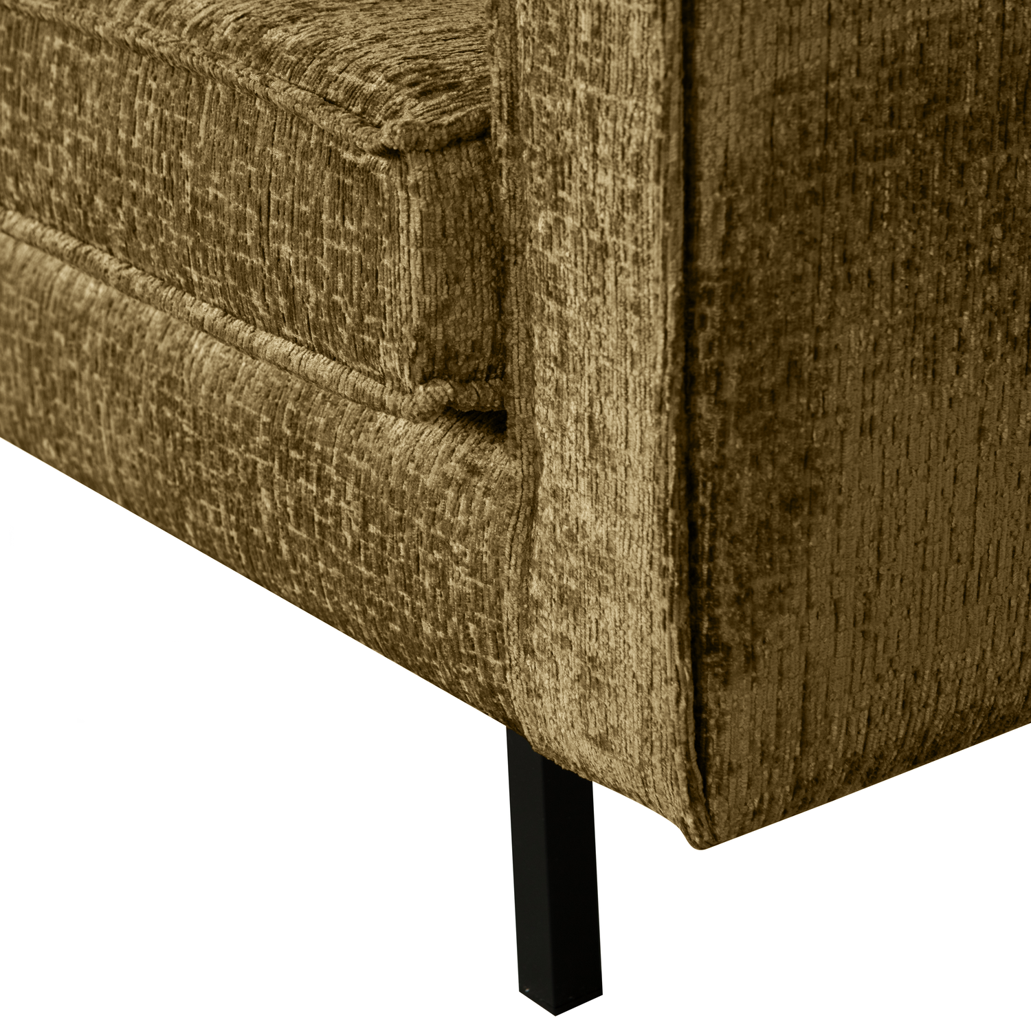 RODEO SOFA 3-SITZER STRUCTURE VELVET BRASS 800543-BR – Bild 4