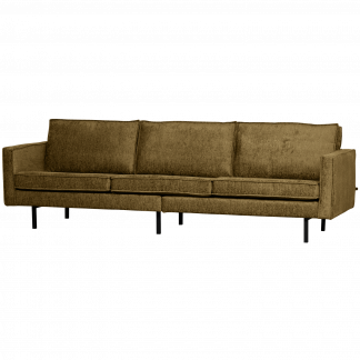 RODEO SOFA 3-SITZER STRUCTURE VELVET BRASS 800543-BR