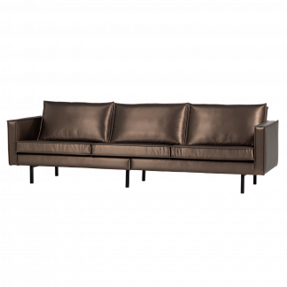 RODEO SOFA 3-SITZER METALLIC COPPER BRAUN 800543-CO