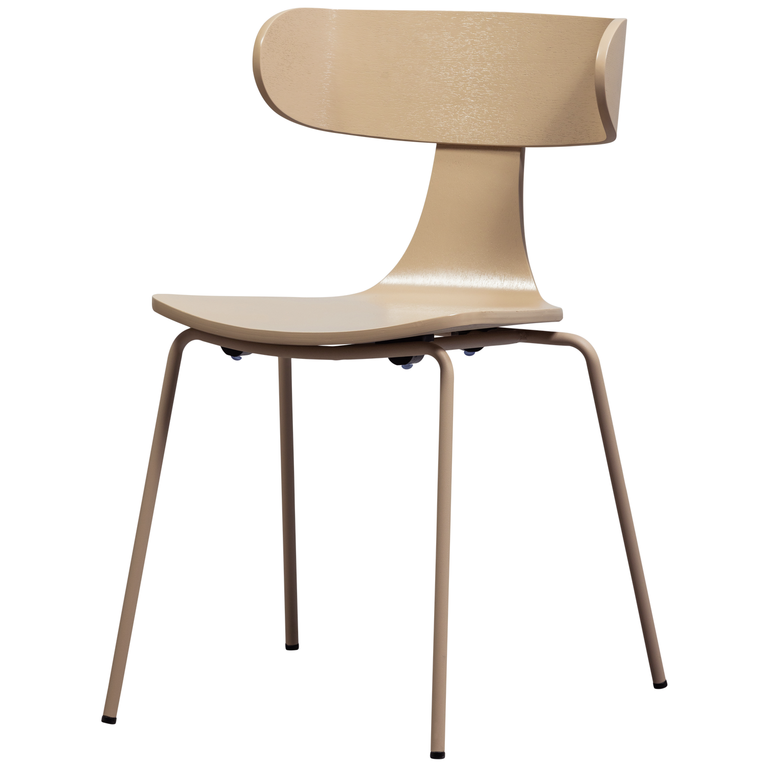 FORM HOLZSTUHL MIT BEINEN AUS METALL SAND 800585-Z