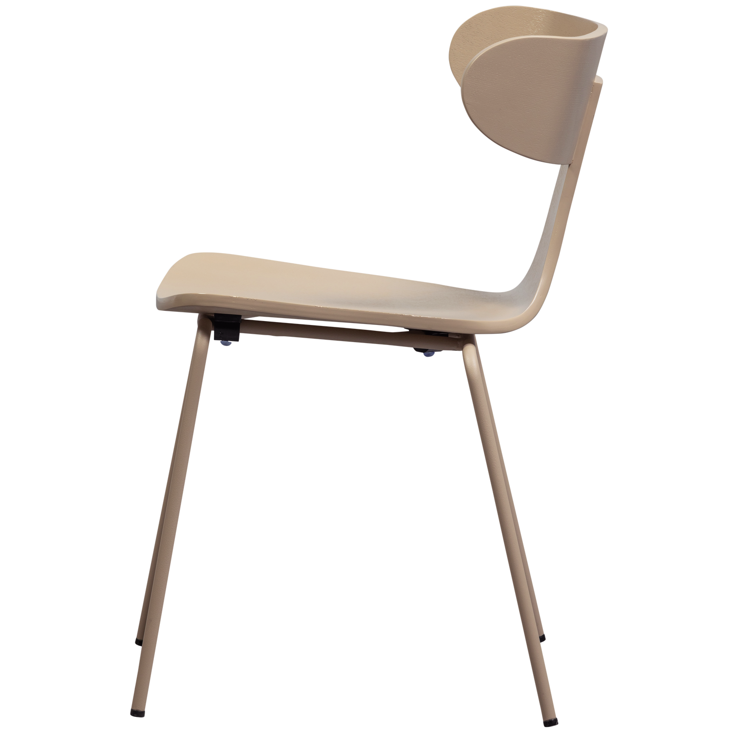 FORM HOLZSTUHL MIT BEINEN AUS METALL SAND 800585-Z – Bild 5
